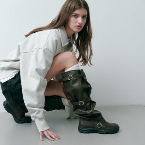 [솔트앤초콜릿] 피어스 와이드 롱부츠 412548011(3.5cm)