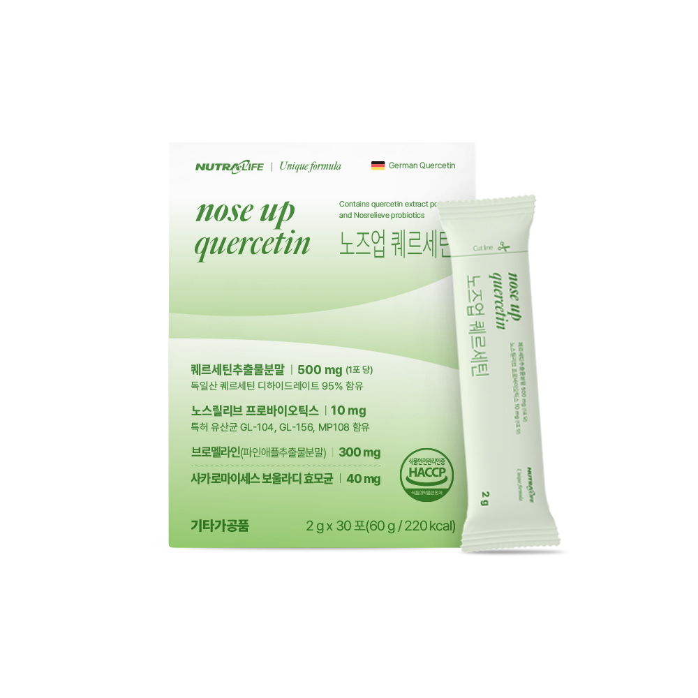 뉴트라라이프 노즈업 <b>퀘르세틴</b> 2g x 30포, 1개