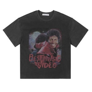 [레어 온 레어] 스릴러 그래픽 티셔츠 01