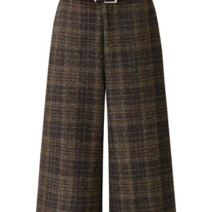 탱커스 벨티드 체크 데일리 하프 팬츠 (TX4PT002L0)