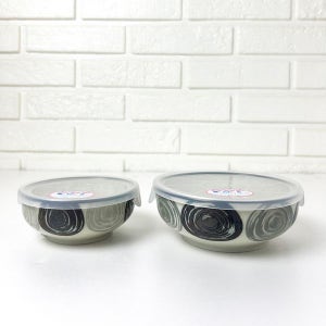 [나고미도자기] 동글무늬 찬통