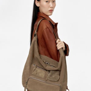 [마지셔우드] 시티 호보 엔에스_카푸치노 스웨이드