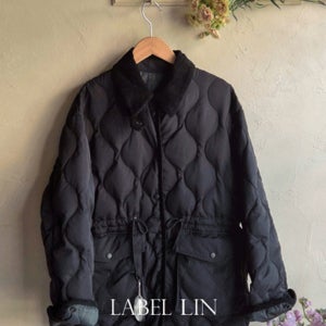 [베스트특가 2만원 할인][LABEL] 클라우디 따스미 구스다운 코듀배색 양면패딩[size:F(55~66)]