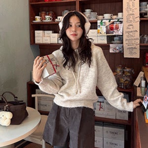 포근 후드 니트