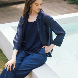 [요하넥스]시스루 샤이닝 셔츠