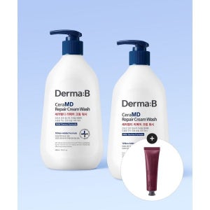매장정품 DERMAB 세라엠디 리페어 크림 워시 400MLX 2개 (내러티브 핸드크림50ML 증정)