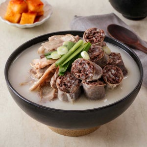 진한 황기 사골 순대국 2종(사골 얼큰) 600g 6팩