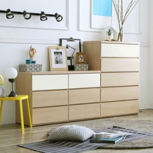 아르메 콤비 서랍장 세트(1200 빅와이드3단 + 와이드 5단)[26641187]