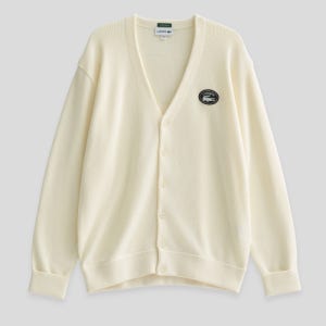 [라코스테] 링스링스 가디건 (아이보리) AH688M-54NHXFJ