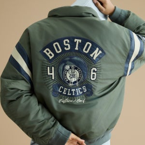 [엔비에이] LAL 스텐드넥 항공 다운 점퍼(N254DW104P) 카키 N254DW104P