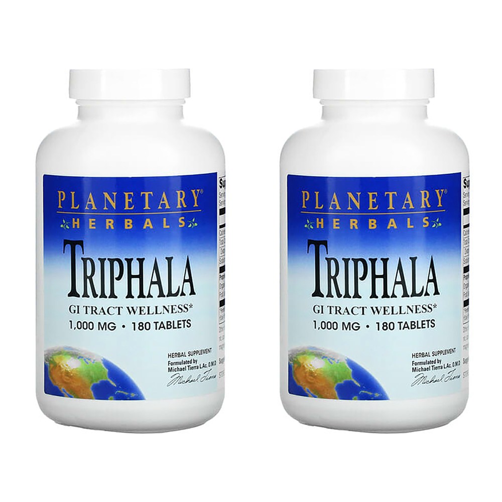 플래니터리 허벌 <b>트리팔라 1000mg</b> 180정 Triphala x 2개