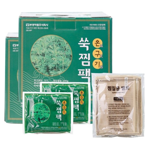 <b>부광약품</b> <b>부광약품</b> 쑥찜팩30p+밸트2개 온구기 온열 <b>복부</b> 핫팩 팩 쑥 찜질팩