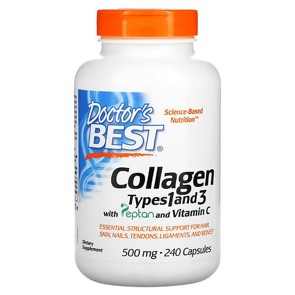 닥터스베스트 닥터스베스트 <b>콜라겐 1형 3형</b> 펩탄 비타민C <b>500mg</b> 240캡슐