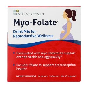 <b>미오 폴레이트</b> Myo Folate 드링크 믹스 포 리프로덕티브 웰니스 무맛 30패킷