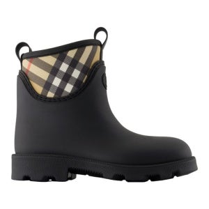 버버리 마시 스탬프 로우 앵클 레인 부츠 8111712 A1189