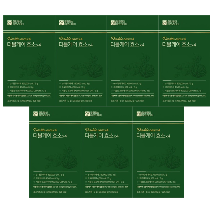 장인정신에브리데이 더블케어 효소