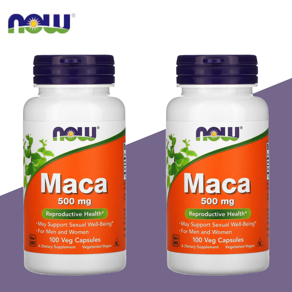 나우푸드 <b>마카 500mg</b> 100베지 캡슐 루트 2개