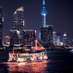 상하이 황푸강 유람선 크루즈 티켓(상해 칭장 노선)