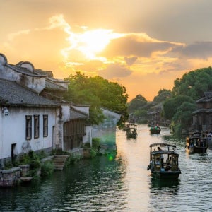 상하이 수향마을 우전 소규모 조인투어 (호텔 픽업&드랍,서책 야경 나룻배, 한국어가이드, 동서책 입장료포함)