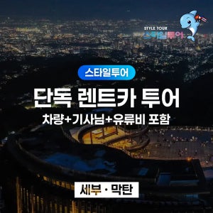 세부 스타일투어 렌트카 투어 차량 기사 유류비 포함