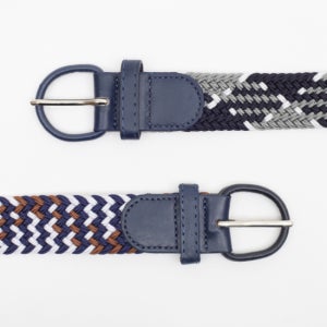 데일리 핀버클 꽈배기 벨트 2p세트(BR/GR)