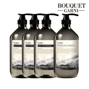 히말라야 허브 나드 토탈케어 샴푸 시그니처향 1000ml x3개 트리트먼트 1000ml x1개