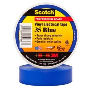 3M 컬러 전기절연테이프 청색 19x20M 35 자재