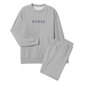 소프트 밍크기모 남성 이지웨어 조거세트 - 그레이