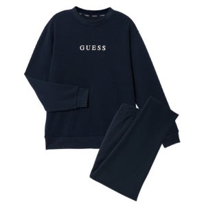 캐주얼 밍크기모 남성 이지웨어 세트 - 네이비