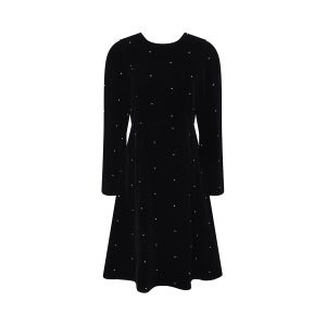 [JJ지고트] 도트 리본 포인트 플레어 원피스 (BLACK) GRCP0OP501
