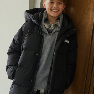 [지오다노] 주니어 미드렝스 후드 덕다운 패딩 자켓 075931 03075931