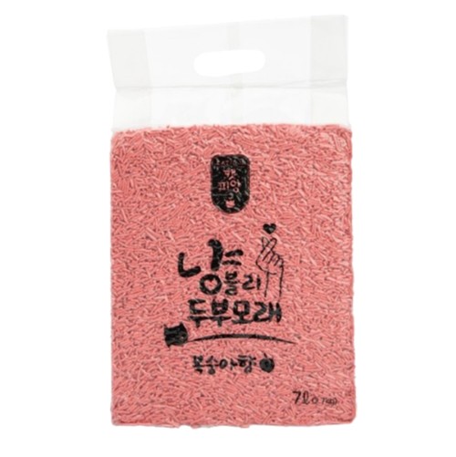 캣피앙 냥블리 고양이 두부모래 복숭아향, 2.7kg, 6개 (캣피앙)