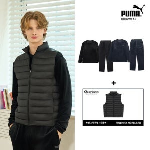 푸마 (25FW)(전고객 패딩베스트 1종 더) 푸마 골지 벨로아 남성 셋업 패키지(2세트)