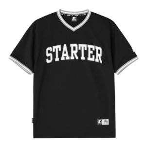 [스타터] V넥 사커 저지 반소매(블랙) SA242ISS04_BLK SA242ISS04_BLK