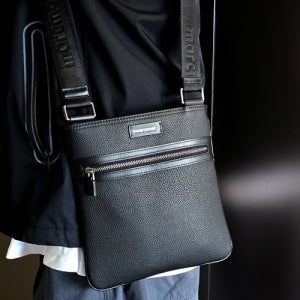 [백스테이] m005cr 남자 여자 프리미엄 토고 천연 송아지 가죽 크로스백