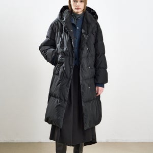 [SYSTEM] 벨티드 구스 다운 코트 / SY2FAQOT001WM_BK