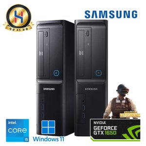 삼성 게이밍 슬림 GTX1650 탑재 코어 i5 온라인게임 스팀게임 추천 데스크탑PC 모던블랙 윈도우11