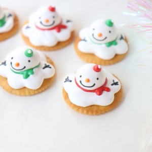 ⛄️크리스마스눈사람머랭쿠키, 쥬쥬#