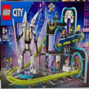 레고 60421 시티 로봇 월드 롤러코스터 공원