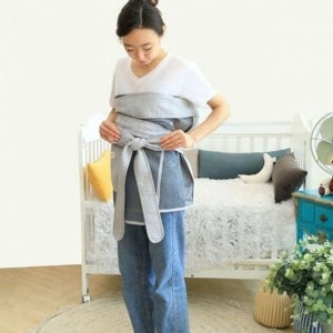 나와니스 베이비꼬 여름망사형 인견포대기 일반형 통풍 아기띠형 신생아 ...