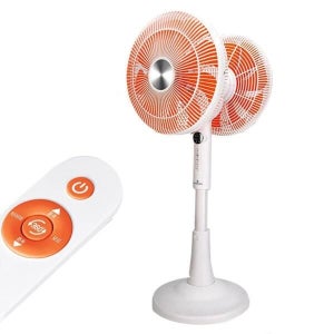 아트박스/오너클랜 리모컨 360도 선풍기 더블헤더 짐머만9112 (WFH10MN)_G25041286214