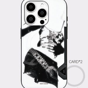 [투애니포엠디] [black and white] 맥세이프투카드 카드2장수납 범퍼 카드 케이스 (아이폰/갤럭시) 아이폰17 전기종 A13_m202411218c5c580db [갤럭시]