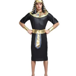 [대여] 고대 이집트 남자 파라오 의상세트(머리장식+의상+숄+벨트+손목장식) 교복 학생복