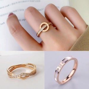 우아한티타늄링3종 고급스러운 심플 예쁜 데일리 여성