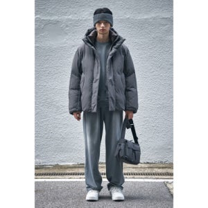 [커스텀멜로우] Brown Hoodie Down Puffer Jacket CQUAW25711BRD CQUAW25711BRD