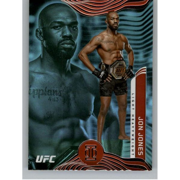 2022 파니니 UFC 273 존 존스 라이트 헤비급 착시 공식 MMA 트레이딩 카드 원상태NM 이상 기록