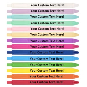 맞춤형 108개, 88개, 58개 고품질 마카롱 볼펜, 검정 잉크, 회사 슬로건 및 이벤트용 맞춤 펜, 개학 시즌 선물, 크리스마스 선물, 기업 홍보 선물,브랜드 필기구,검정색