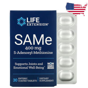 라이프익스텐션 SAMe S <b>아데노실 메티오닌</b> 400mg 30정 장용정 439772