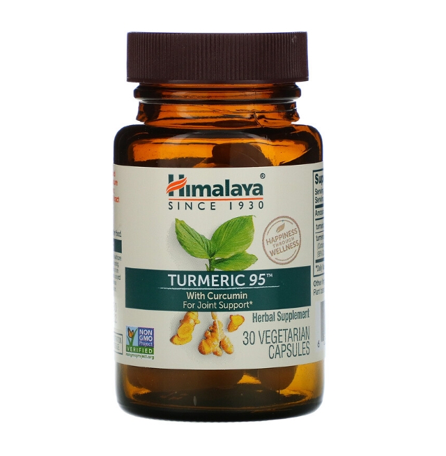 Himalaya <b>터메릭</b> 95 위드 <b>커큐민</b> 30캡슐 강황 울금  알약/캡슐  30정  1개