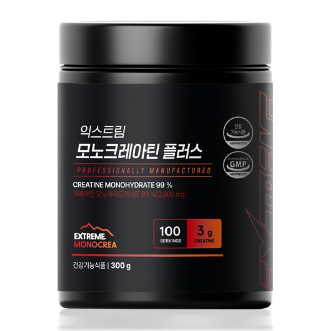 콜마비앤에이치 익스트림 모노<b>크레아틴</b> 플러스 300g, 1개